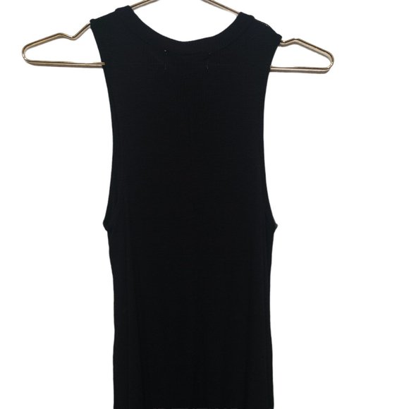 Pink Republic Black Ribbed Flowy Tank Top Size XS - Picture 8 of 11